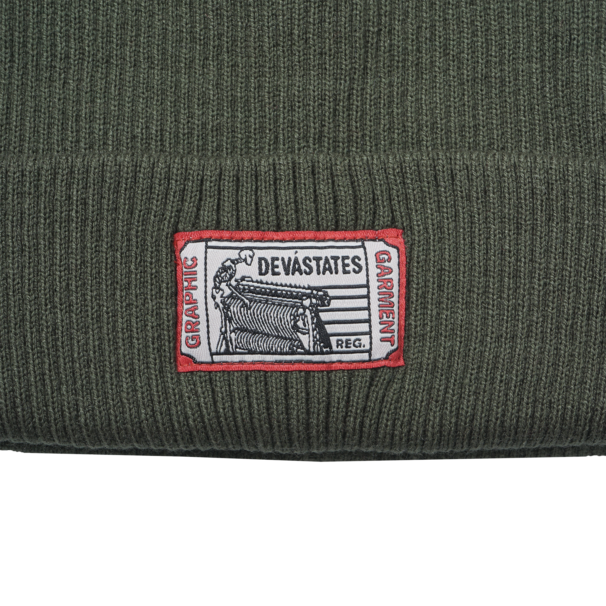 SERVICE Knitted Cutt Beanie [Green]