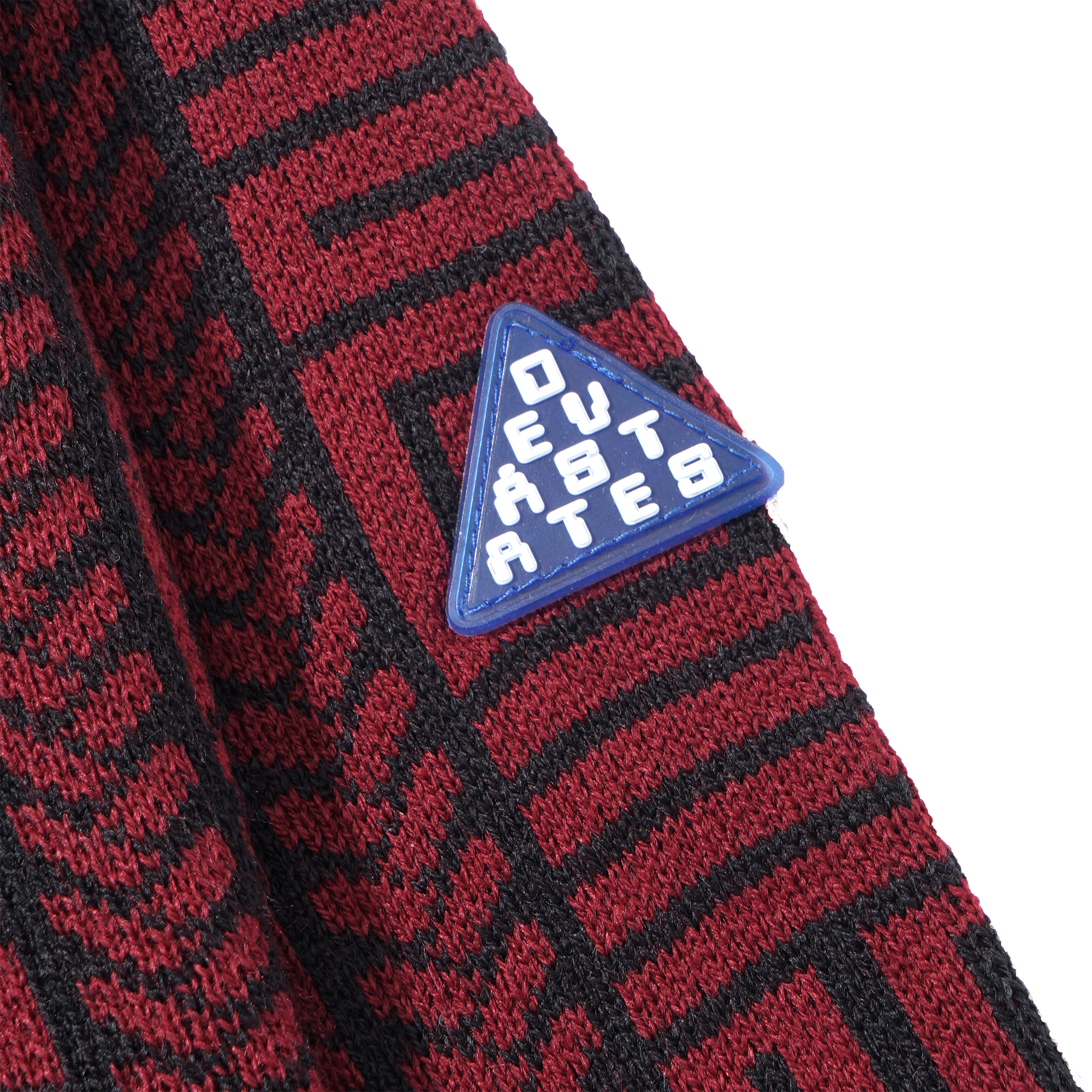 LINKS Jacquard Knitted Sweater [Burgundy]