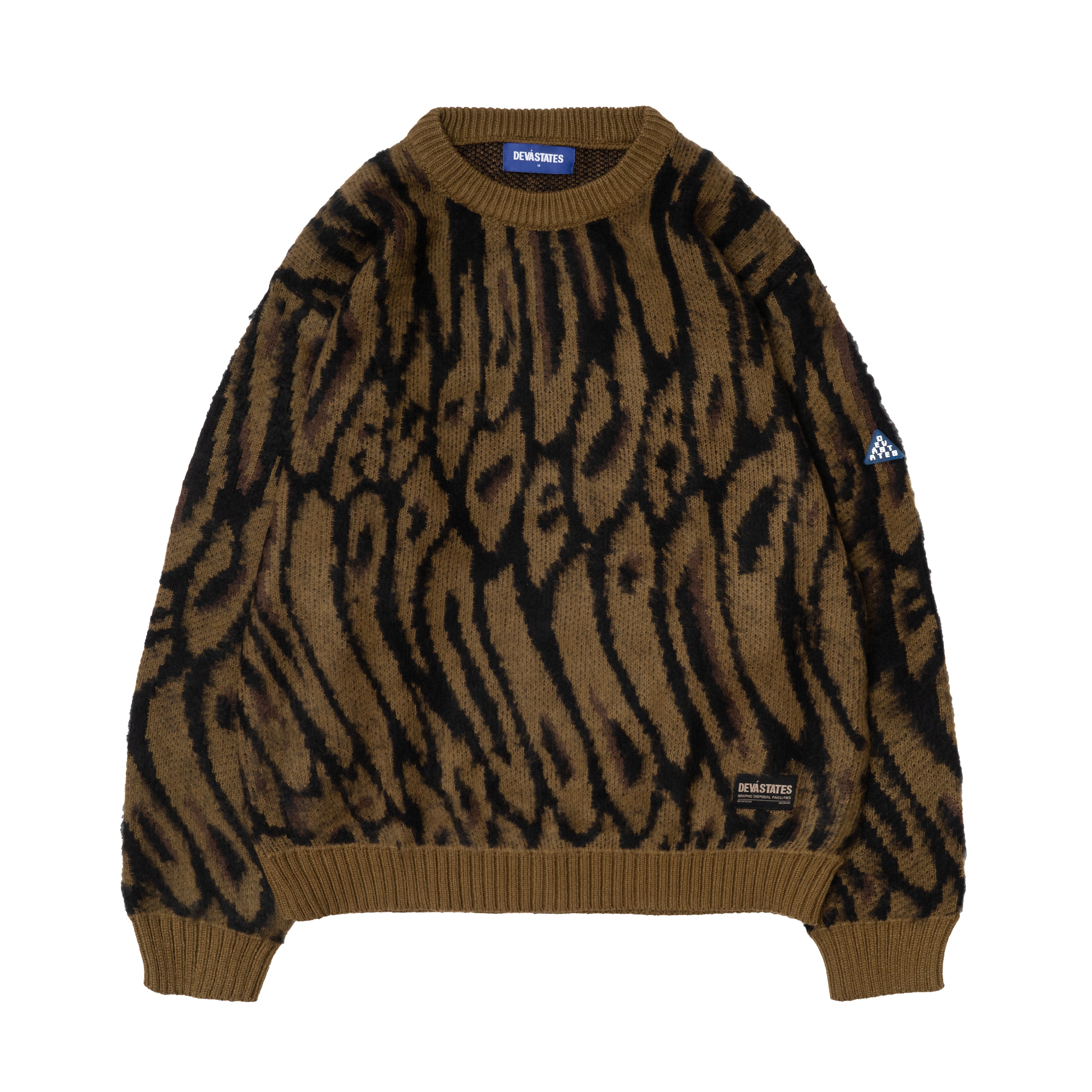 PANTERA Brushed Knitted Sweater [Brown]