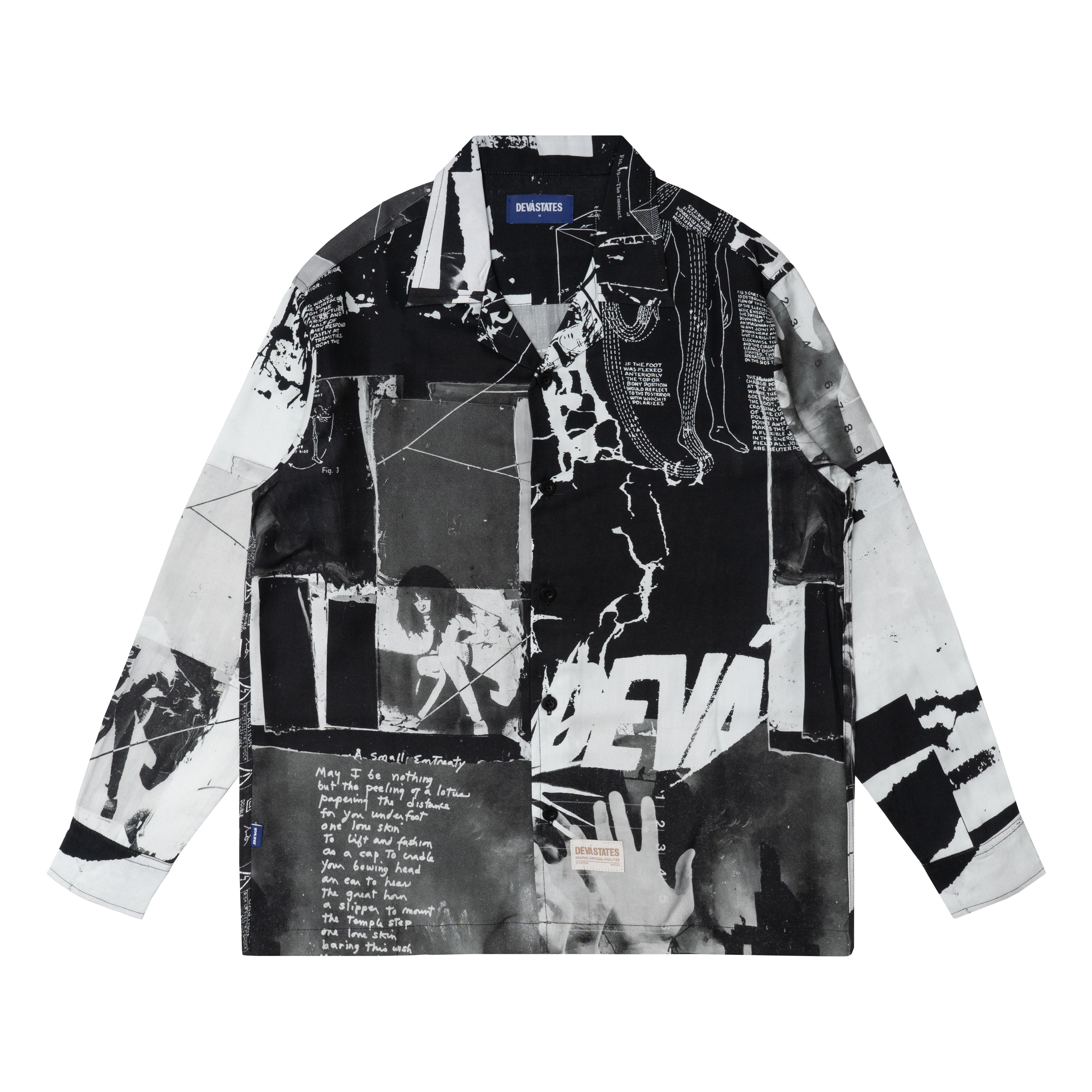 MOSAIC L/S Souvenir Shirt [Black]