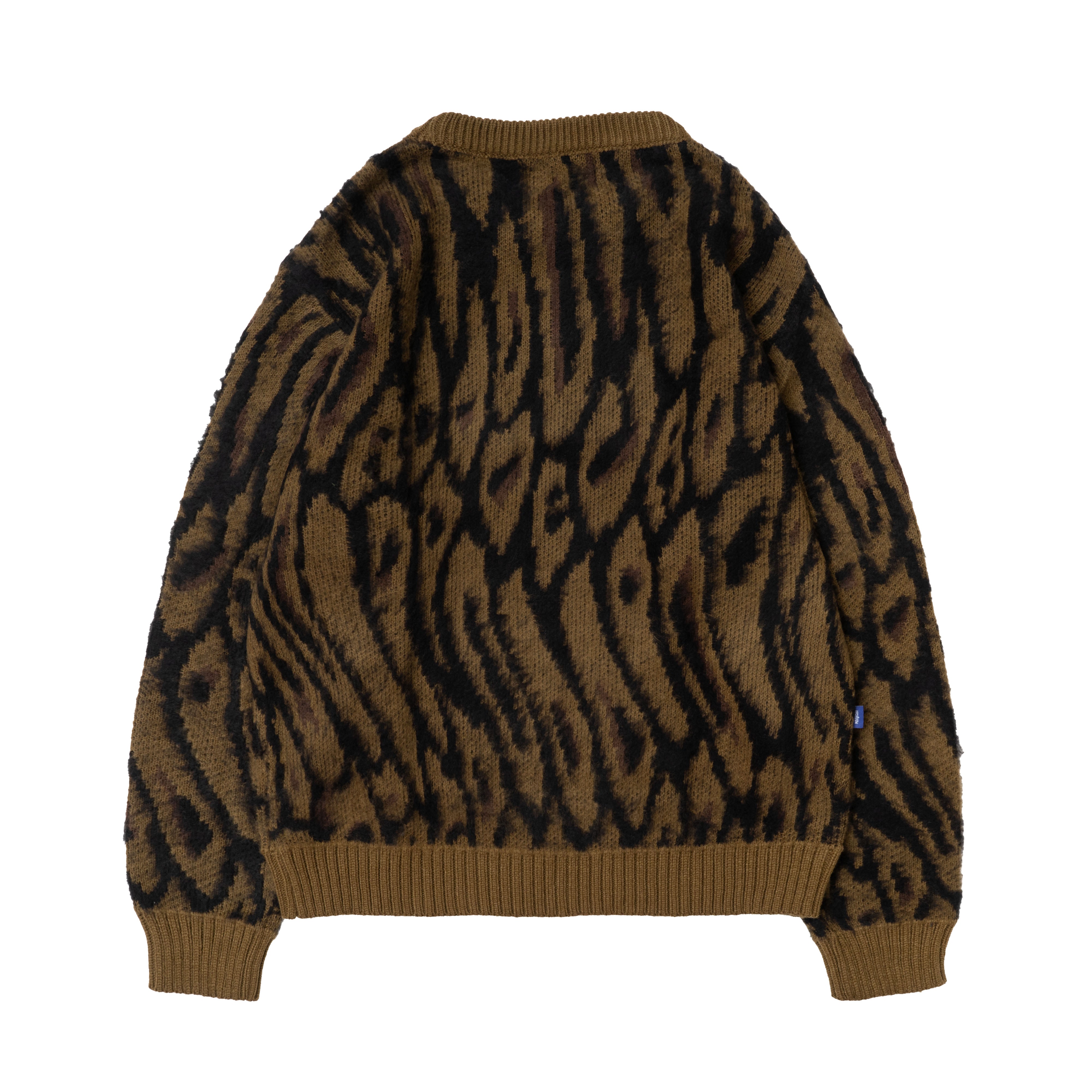 PANTERA Brushed Knitted Sweater [Brown]