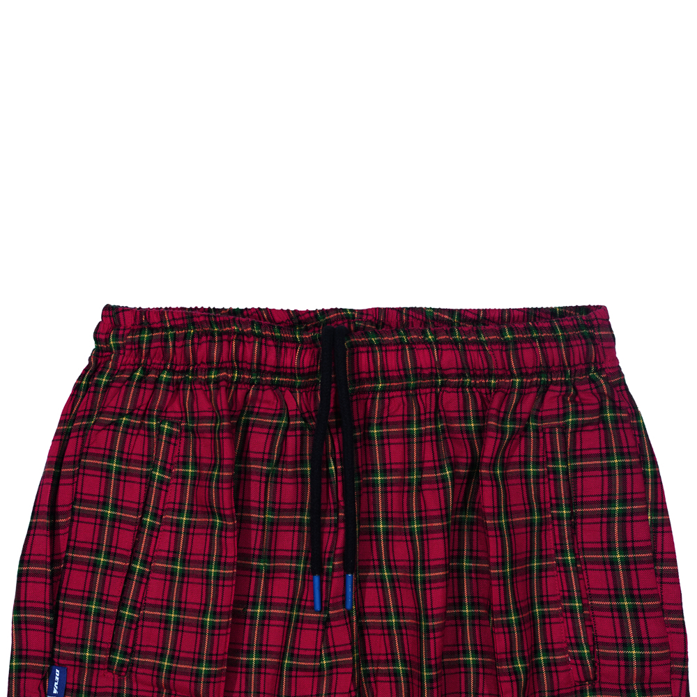 MALCOLM Easy Pants [Red/Tartan]