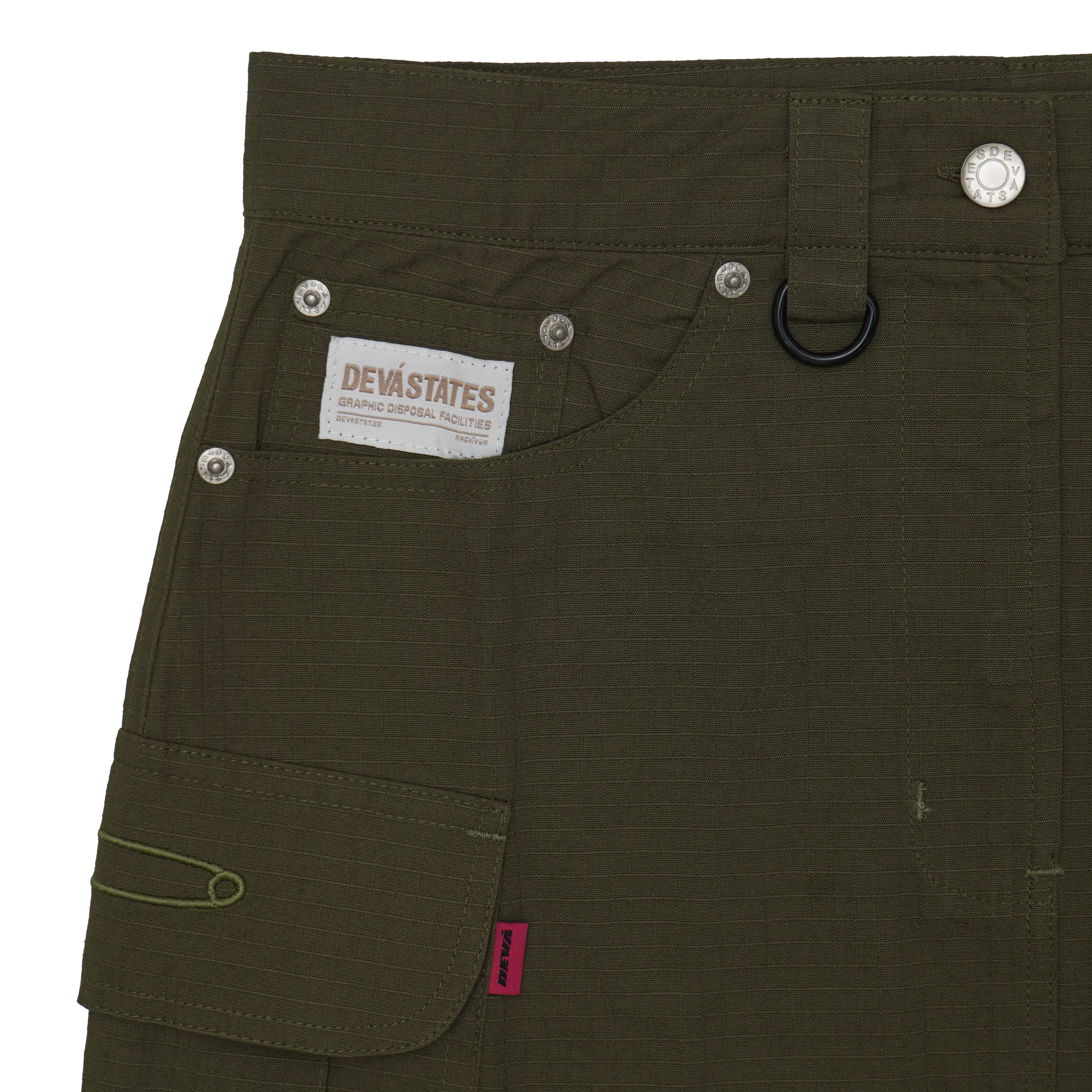 DUTY Cargo Short Skirt [Olive Green]